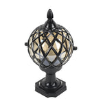 Glass Aluminum Round Ball Waterproof LED Outdoor Fence Post Lights