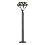 Geometric Waterproof LED Intelligent Stable Black Modern Lawn Lamp
