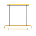 LED Linear Light Bar Pendant Light Modern Island Light for Dining Room