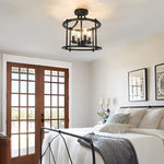 Retro Metal Lantern Design Industrial Style Ceiling Lights Pendant Light