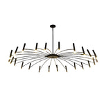 Adjustable Metal DIY Three Step Dimming LED Minimalist Chandelier