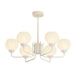 6 Flowers Round Bell Orchid Three Step Dimming Modern Hanging Lights Fixture