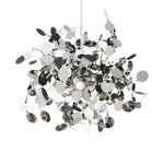 Round Spherical Stainless Steel Disc Decorative Nordic Modern Chandelier