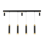 Minimalist Linear Strip 3 Step Dimming Modern Dining Chandelier Spotlight