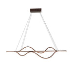 40'' Sleek Wave Modern Pendant Light with Dimmable LED