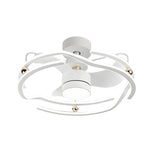 23.6’’ Low Profile Ceiling Fan with Dimmable Light and Remote