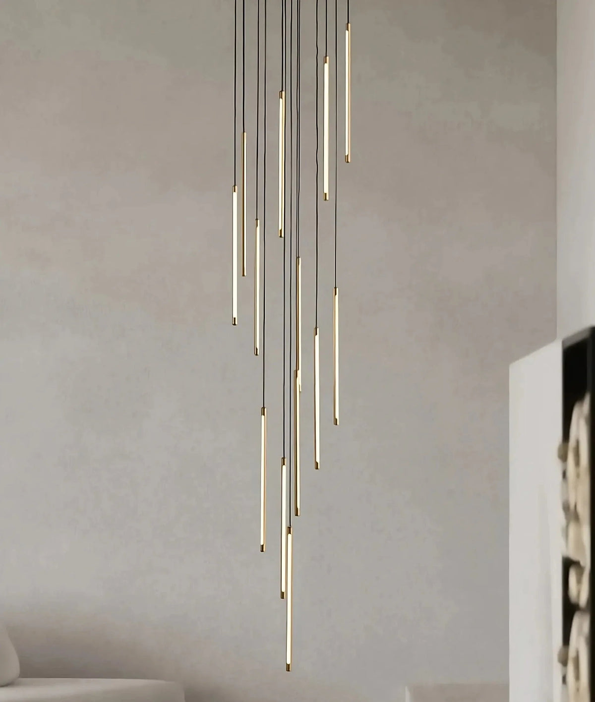 Grande Brass Entryway Pendant Light Fixture