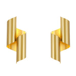 2pcs Symmetrical Creative Up And Down Lighting Modern Wall Light Fixture