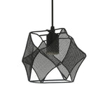 Retro Geometric Iron Mesh Black Industrial Style Chandelier Pendant Lamp