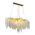Creative Branches Crystal Pendant Decor 3 Step Dimming Modern Chandelier