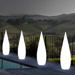 Water Drop LED Waterproof Rechargeable Solar Powered Modern Floor Lamps