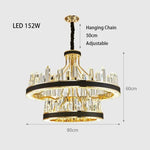 Villa 2-Tier Contemporary Chandelier