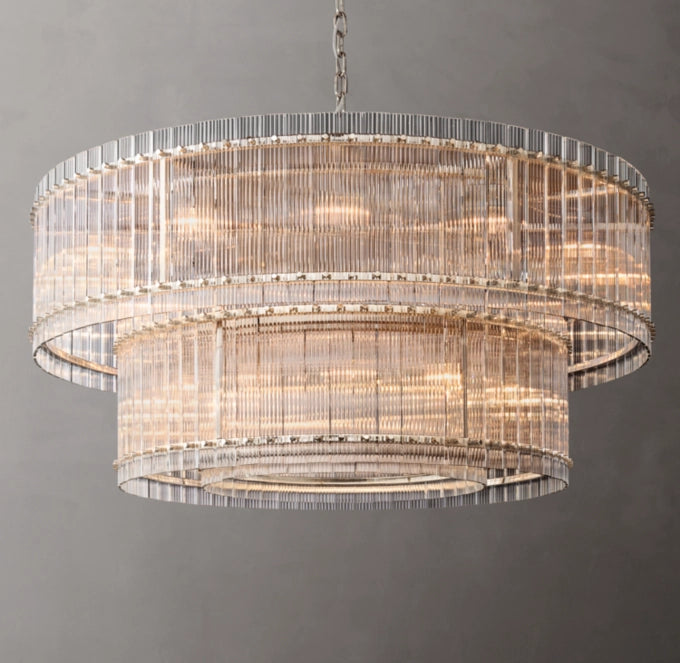 San Marco Two-Tier Round Chandelier 60"