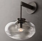 Cabrette Clear Glass Sconce