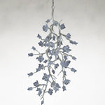 Churippe 21-Light Silver Leaf Ceiling Mount Chandelier