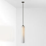 Long Tube Glass Pendant Light