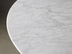 Saint Germain Round Stone Dining Table with Launette Base