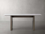 Saint Germain Stone Dining Table with Clement Base