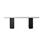 Saint Germain Stone Dining Table with Dauphine Base