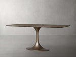 Saint Germain Wood Dining Table with Launette Base