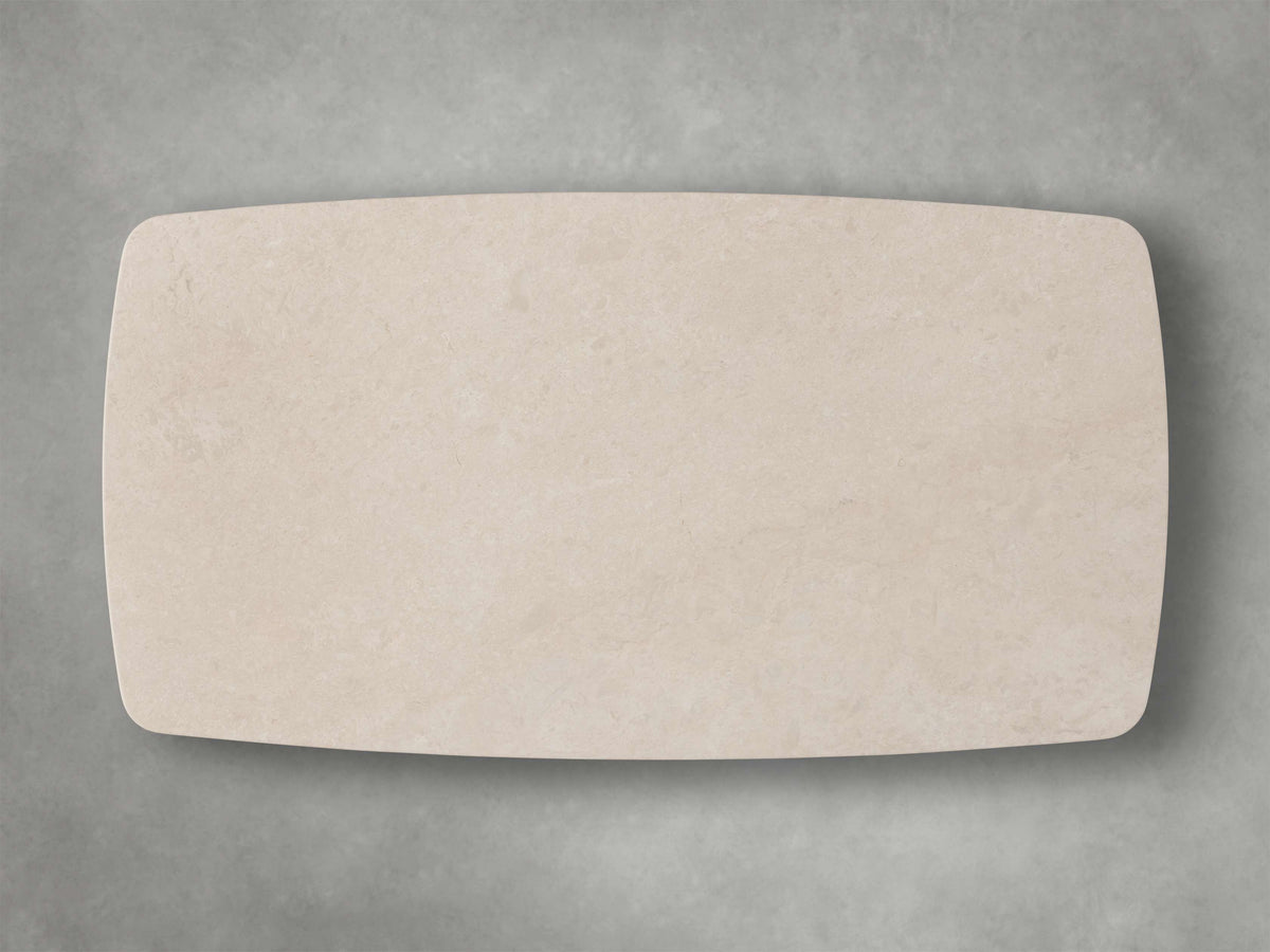 Saint Germain Stone Dining Table with Clement Base