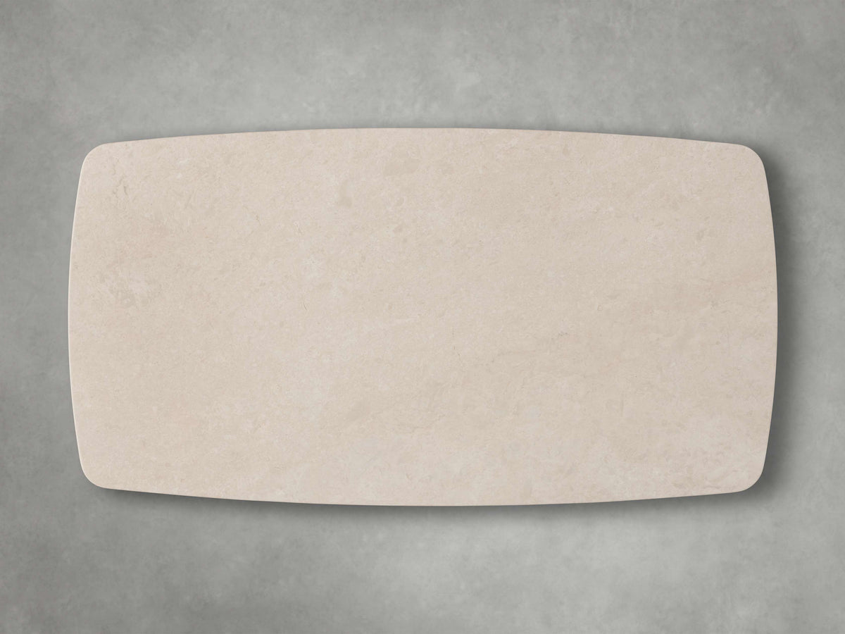 Saint Germain Stone Dining Table with Dauphine Base