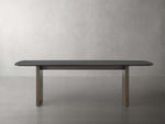 Saint Germain Wood Dining Table with Clement Base