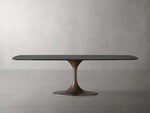Saint Germain Wood Dining Table with Launette Base