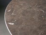 Saint Germain Round Stone Dining Table with Clement Base