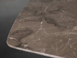 Saint Germain Stone Dining Table with Clement Base