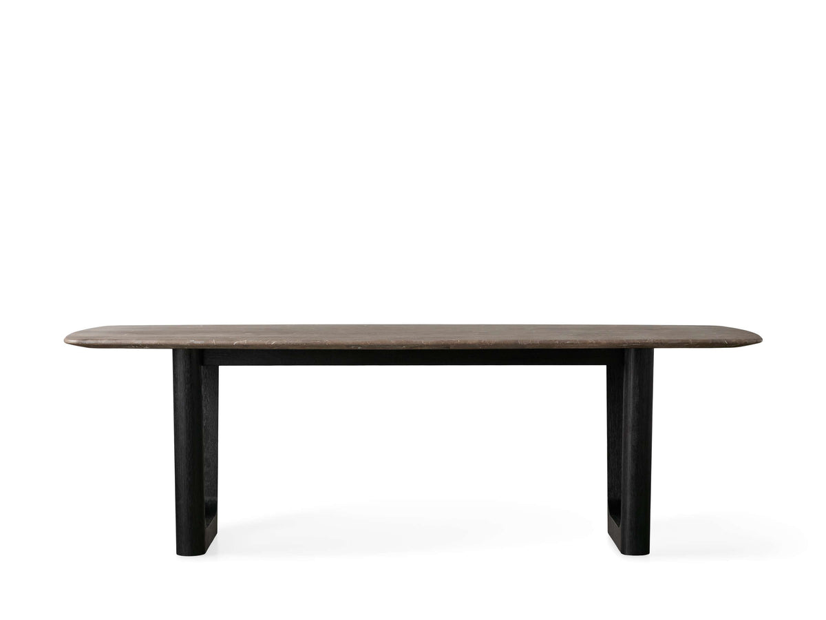 Saint Germain Stone Dining Table with Rennes Base