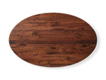 Jacob Oval Dining Table with Vertex Base