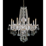 Chrome Eight-Light Chandelier