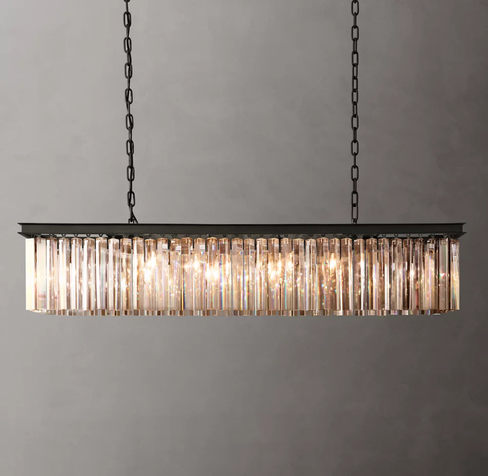 Rhys Rectangular Chandelier 49"