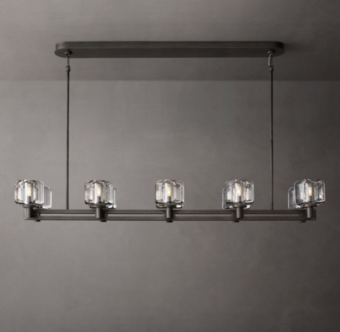 Demaret Double Linear Chandelier 54"