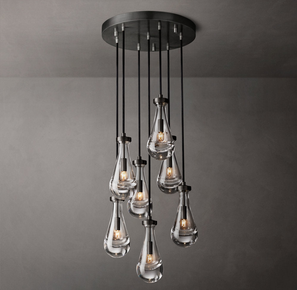 Rain Round Chandelier 18"