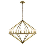 Brass 16-Light Chandelier