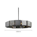 Stainless Steel Industrial Modern Ring Chandelier