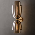 Blom Amber Glass Cloche Grand Sconce