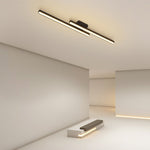 35'' Modern LED Rectangular Shaped Flush Mount Kitchen Lighting Ceiling Light