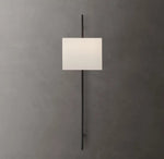 Vela Octagonal Bar Sconce - Rectangular Shade