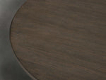 Saint Germain Round Wood Coffee Table with Dauphine Base