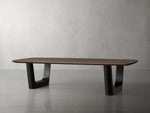 Saint Germain 72" Wood Coffee Table with Rennes Base