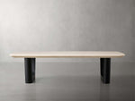 Saint Germain Stone Coffee Table with Rennes Base