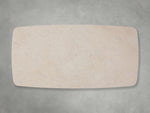 Saint Germain Stone Top Coffee Table with Wood Clement Base
