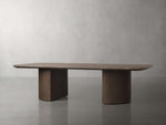 Saint Germain Stone Coffee Table with Dauphine Base