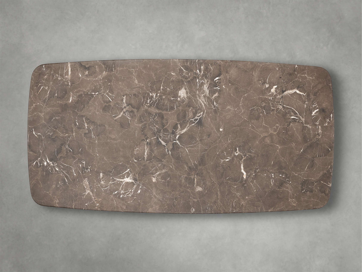 Saint Germain Stone Coffee Table with Dauphine Base