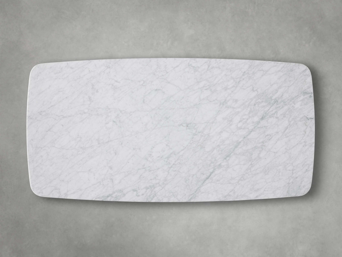 Saint Germain Stone Coffee Table with Dauphine Base
