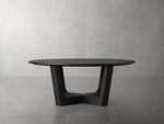 Saint Germain Round Wood Coffee Table with Rennes Base