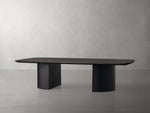 Saint Germain 72" Wood Coffee Table with Dauphine Base